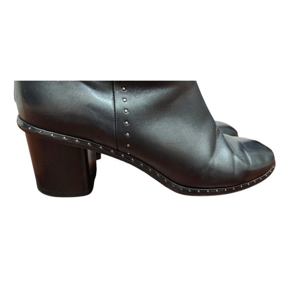 Rag & Bone Willow Stud Leather Boots In Black Size EU 41/US 10 - Picture 6 of 16